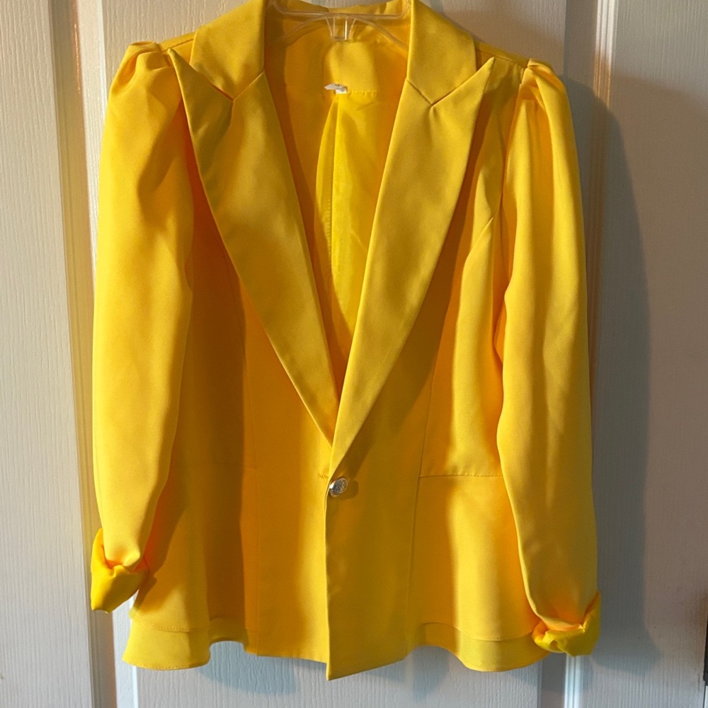 Yellow Women's Blazer